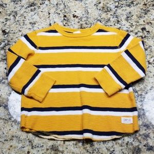Gap yellow striped Henley - 2T